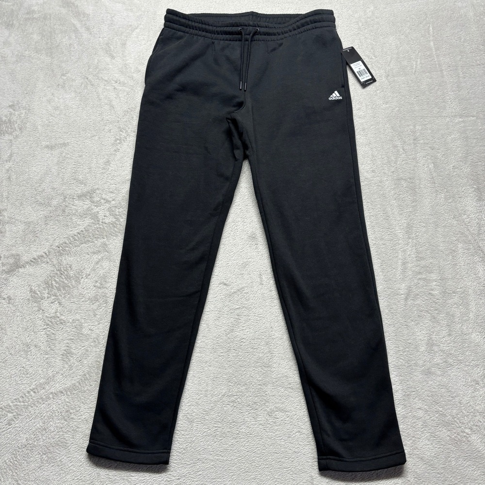 NWT Adidas Golf Black Fleece Jogger Pants Womens M Activewear Sweatpants Tapered